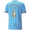 Maglia ufficiale Manchester City Champions 22 Casa 2022-23 per Uomo